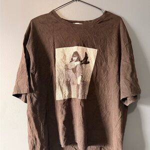 Brown Graphic Tee - Unbranded